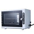 Small silver UV steriliser with stainless steel inner chamber for salon tool sanitisation