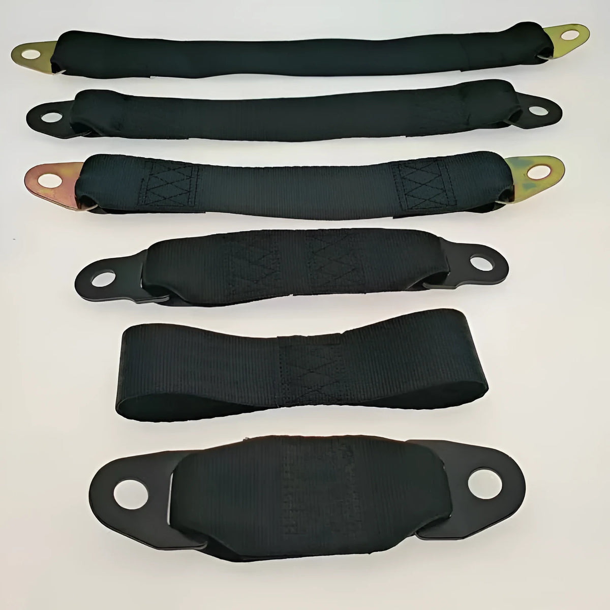 Electric door limit fixing strap replacement part for vehicle doors in three style options