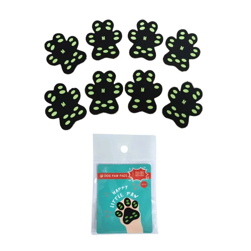 Breathable invisible claw pad footstickers for dog walking protection in silicone cloth material