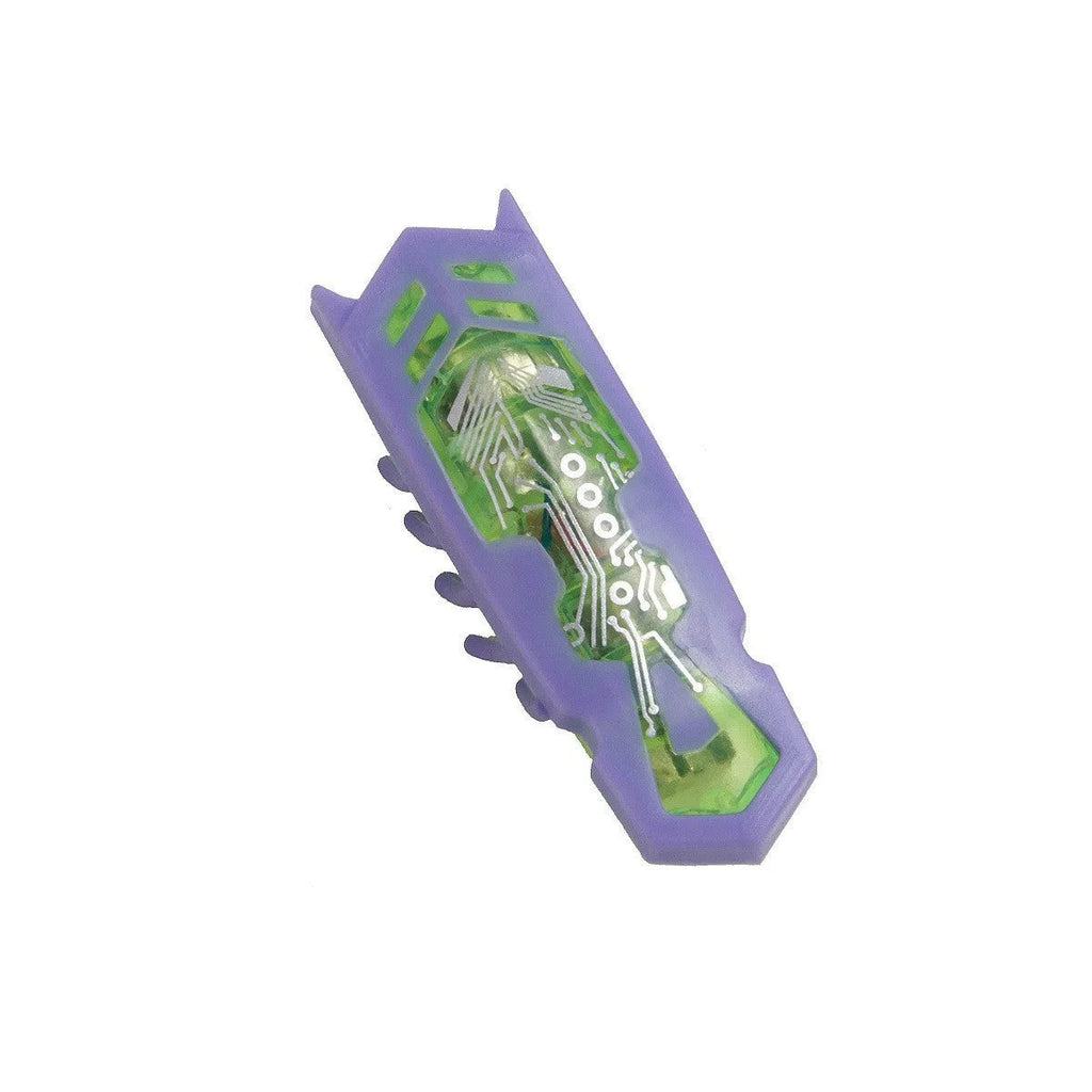 Electric toothbrush worm cat teaser toy showing 4.5cm insect design in green and black colour variation