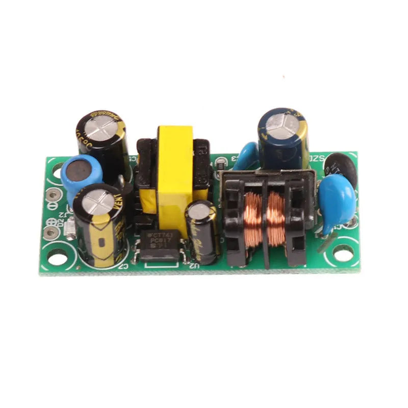 YS-U5S metal switching power board module with electrical connections for AC input and 5V DC output