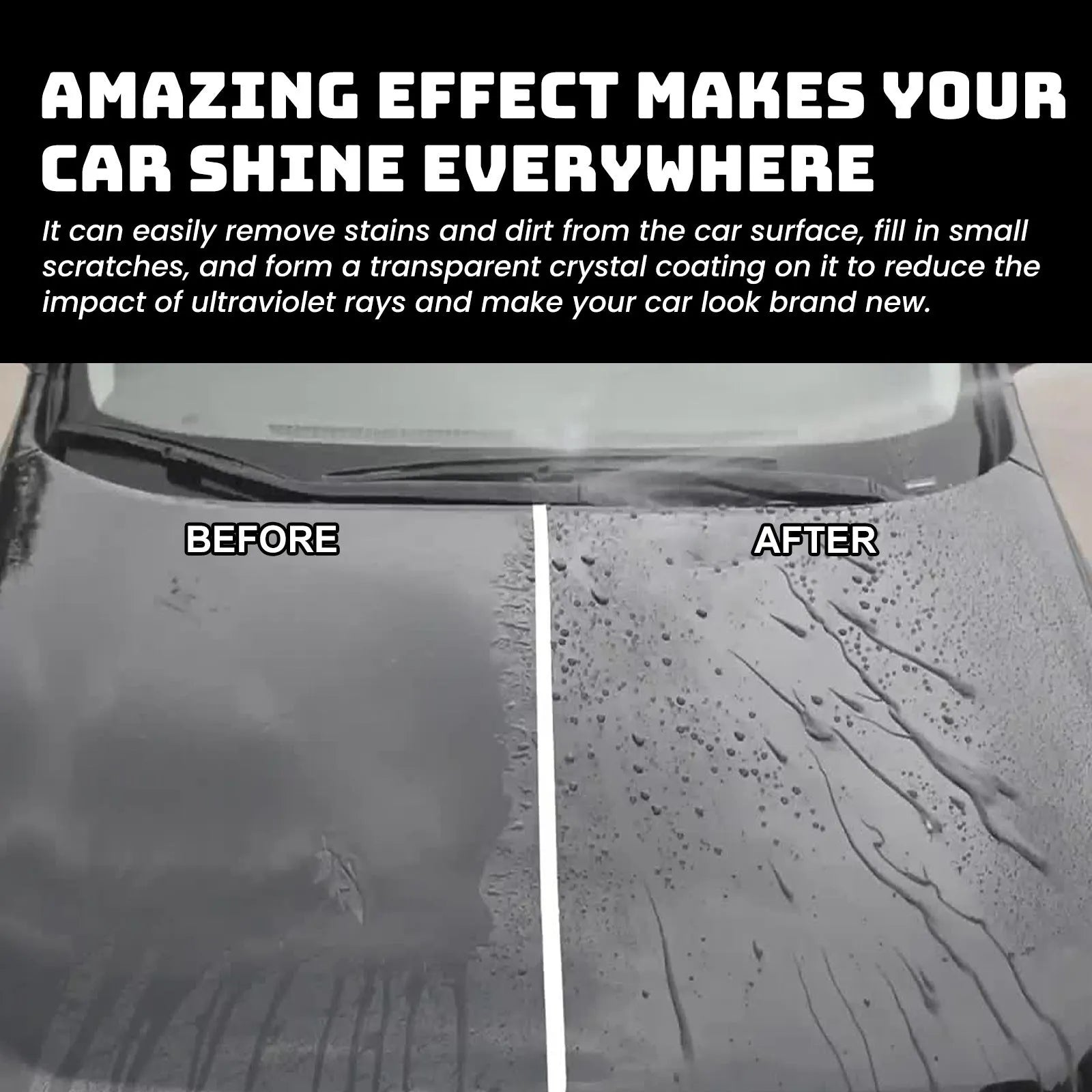 Car coating wax block and sponge for paint renovation and protection