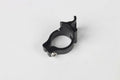 Black aluminium alloy vehicle clamp ring with 28.6mm diameter for steel frame attachment