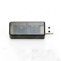 Silicon Labs EFR32MG21 Zigbee USB dongle with plastic shell, PCB antenna, and USB connector for smart home integration