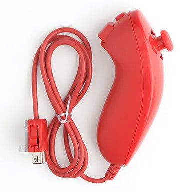 Wii left and right gamepad controllers in various colours with rubber sleeve and hand rope