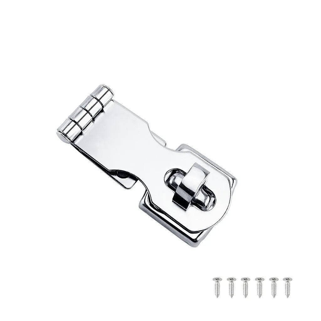 Silver marine grade 304 stainless steel bolt latch for doors and cabinets