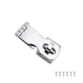 Silver marine grade 304 stainless steel bolt latch for doors and cabinets