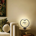 Black musical note shaped Bluetooth light with remote control, iron and aluminium construction, three size options