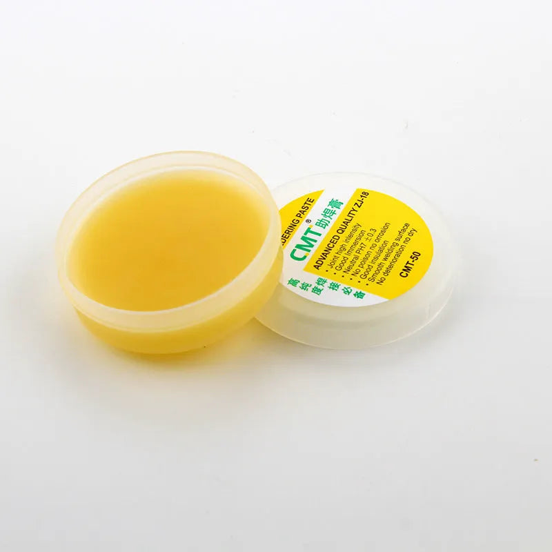 CMT series soldering flux paste in 50g or 85g formats for electric soldering irons