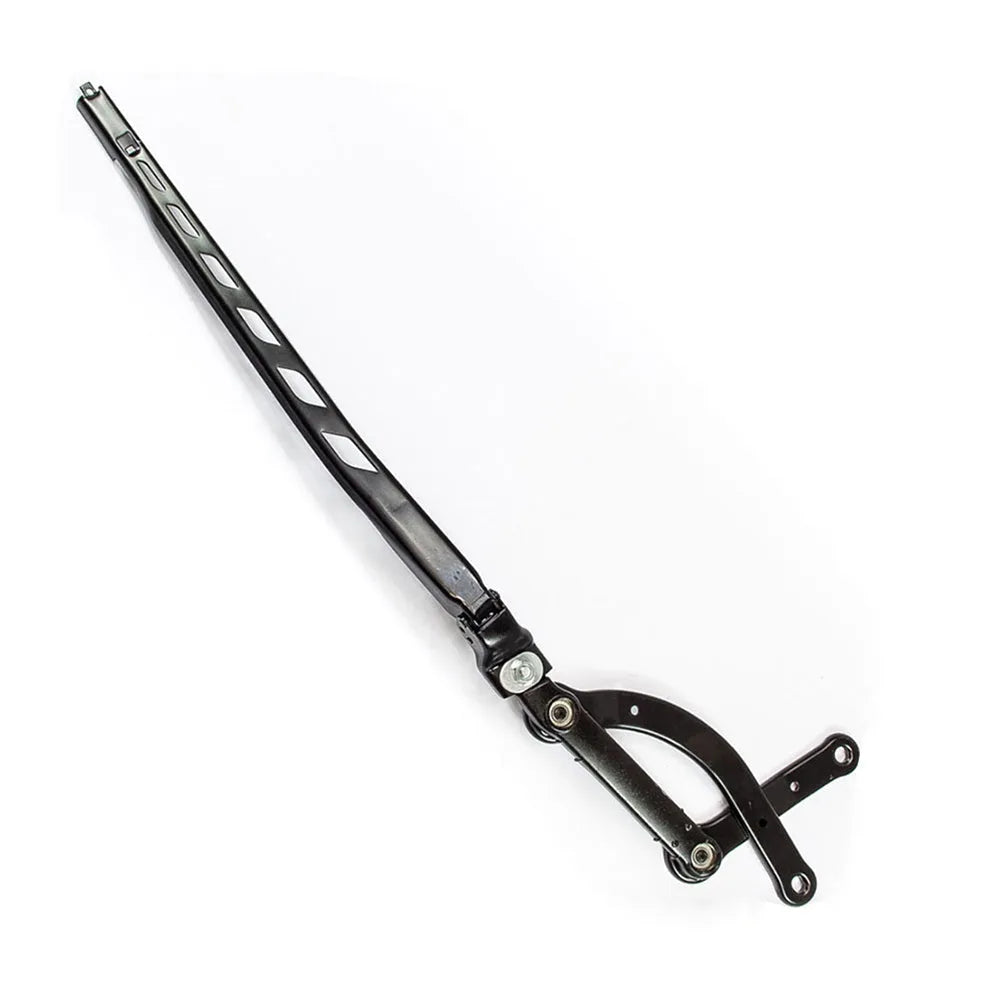 Front right windshield wiper arm for BMW 5-Series E60, showing durable construction and mounting points