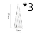 Clear glass fast waterfall decanter, 501-600ml, Korean style, small and large sizes, for serving wine and spirits.