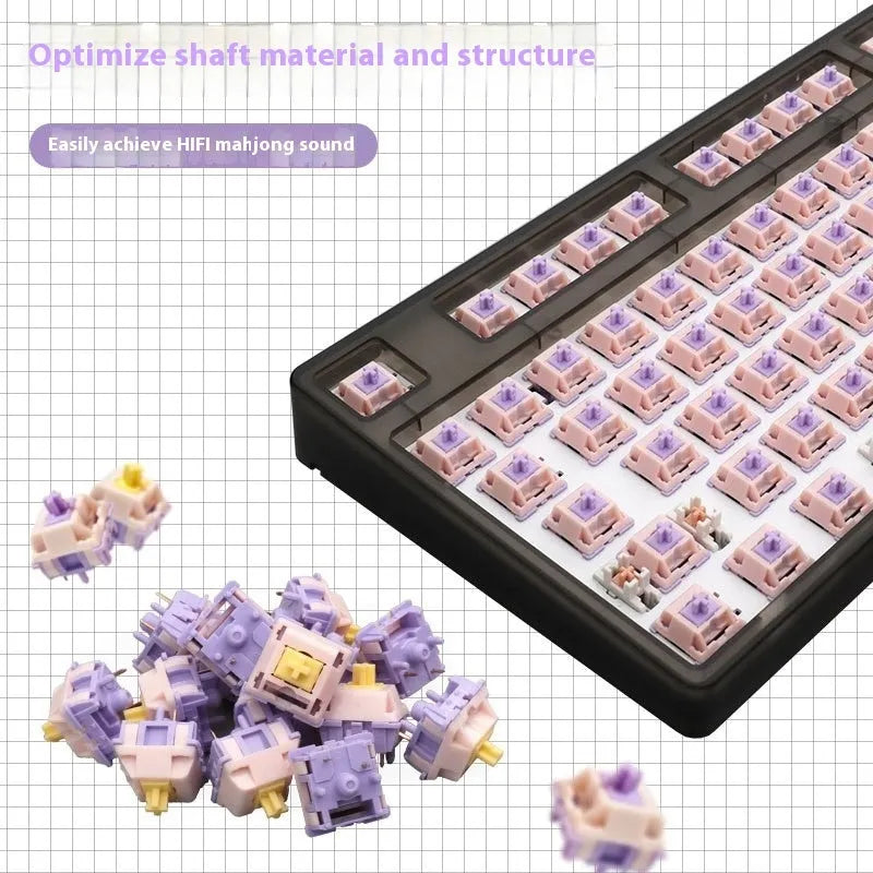 MMD Princess Shaft linear mechanical keyboard switch with customisable pressure options from 28gf to 60gf