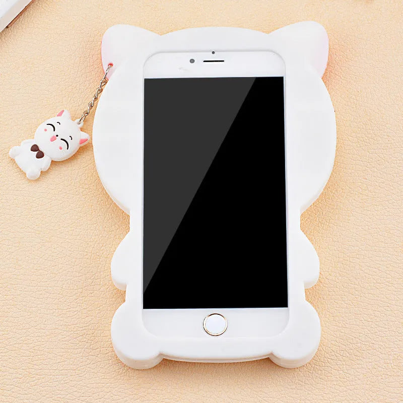 Soft silicone phone case showing edge protection design for Samsung and iPhone devices