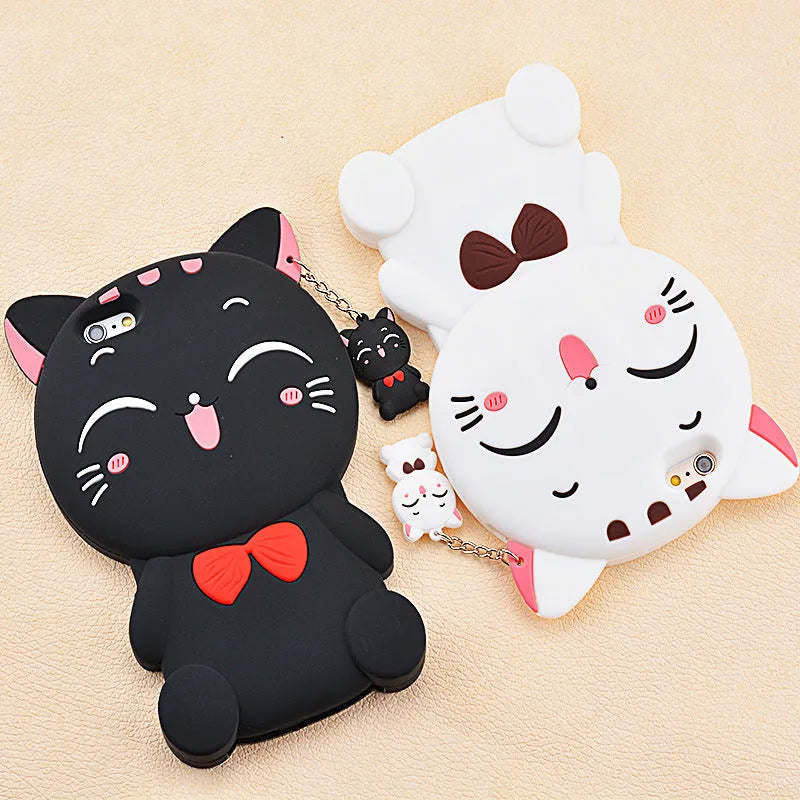 Soft silicone phone case showing edge protection design for Samsung and iPhone devices
