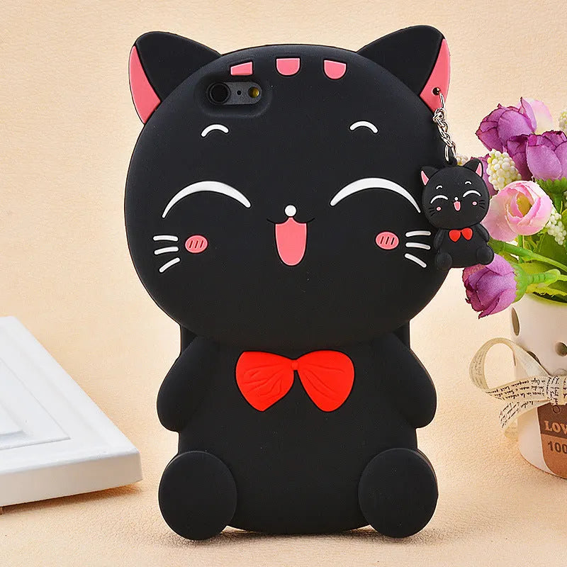 Soft silicone phone case showing edge protection design for Samsung and iPhone devices