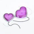 Heart-shaped 12V LED car sidelight for fender mounting in choice of colours