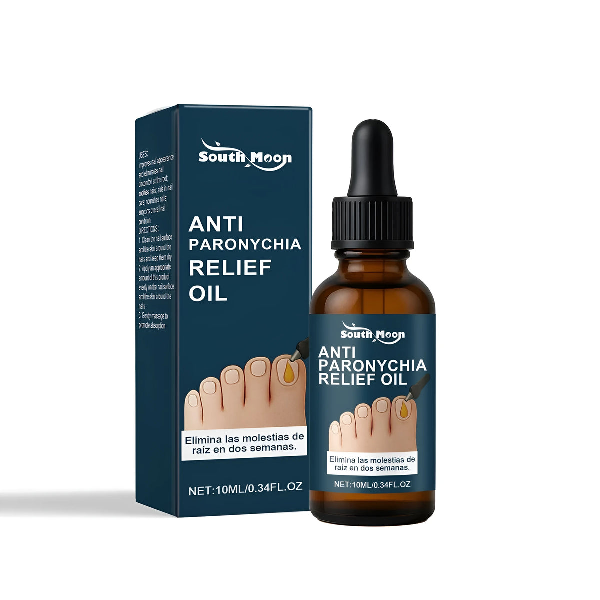 10ml bottle of fungal nail repair liquid with tea tree oil and Centella asiatica