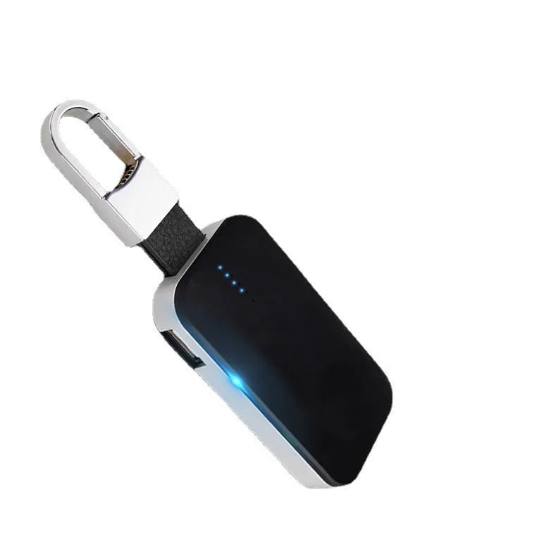 Black Apple Watch wireless charger power bank with 1000mAh battery, 8mm charging distance, compatible with 1st-4th generation models