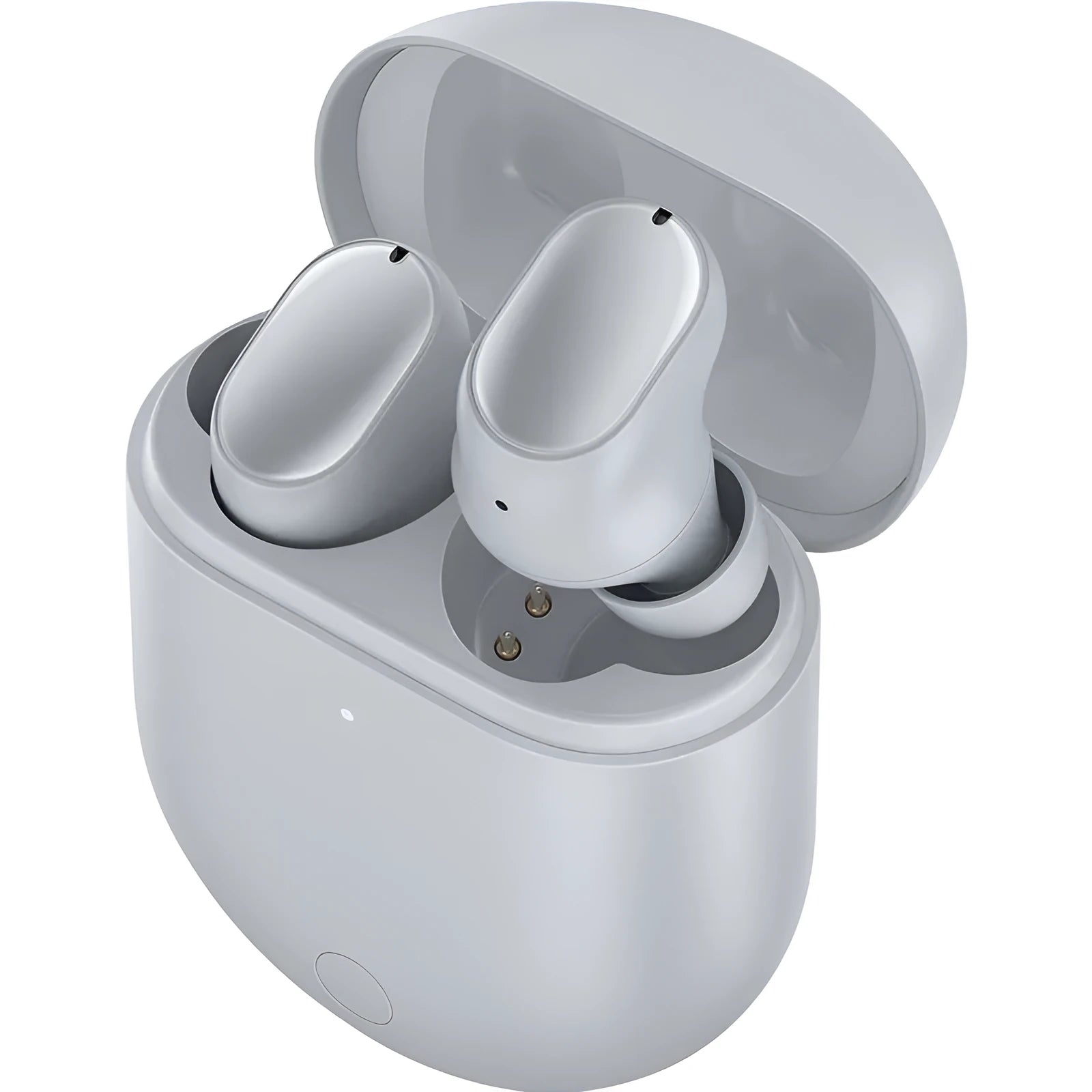 Wireless Bluetooth in-ear headset with single earpiece design in grey or black colour