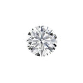 Round moissanite gemstone with eight hearts and eight arrows cut pattern in various sizes from 3mm to 18mm