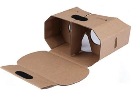 Virtual glasses with 3D carton design for mobile phones, 153mm by 83mm size, compatible with 4-6 inch screens