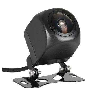 Black 10-inch rear view mirror dash cam with dual recording, 170-degree angle, and touch screen