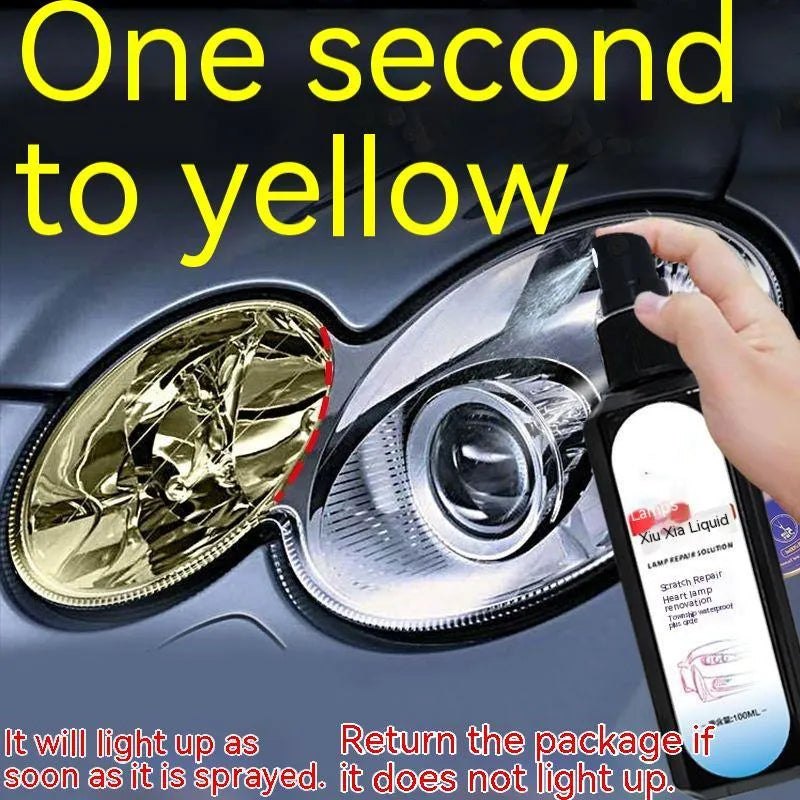 100ml bottle of car headlight repairing liquid for plastic headlight restoration and oxidation removal