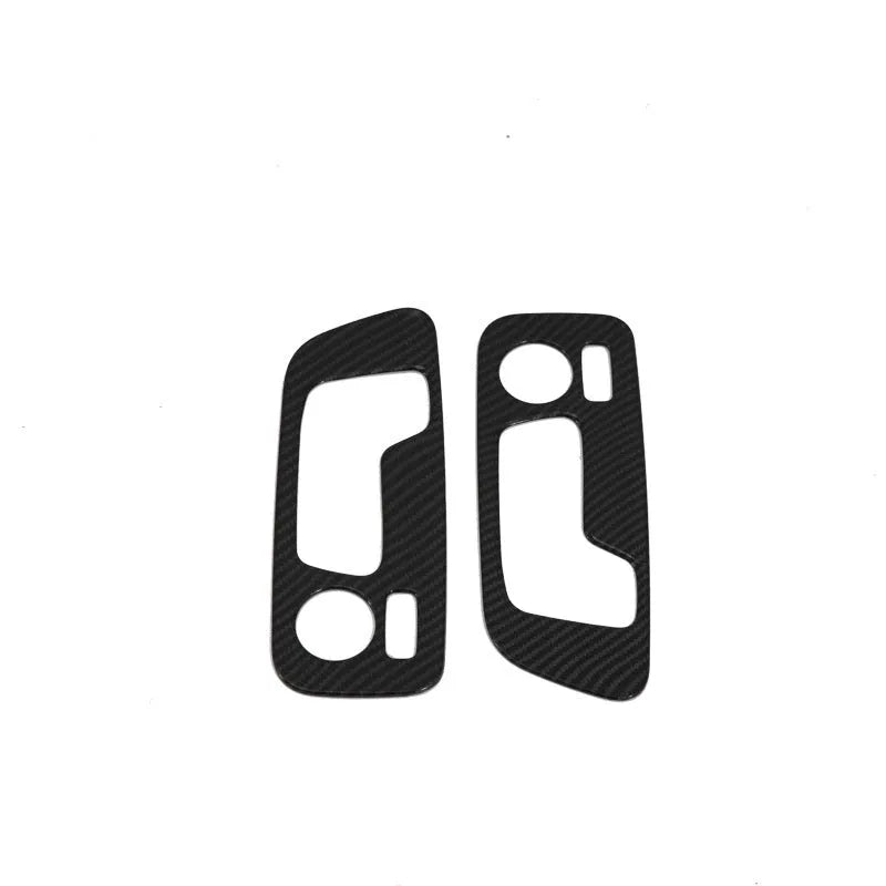 Black ABS plastic cup holder decoration for 2019 BMW X5 central control panel