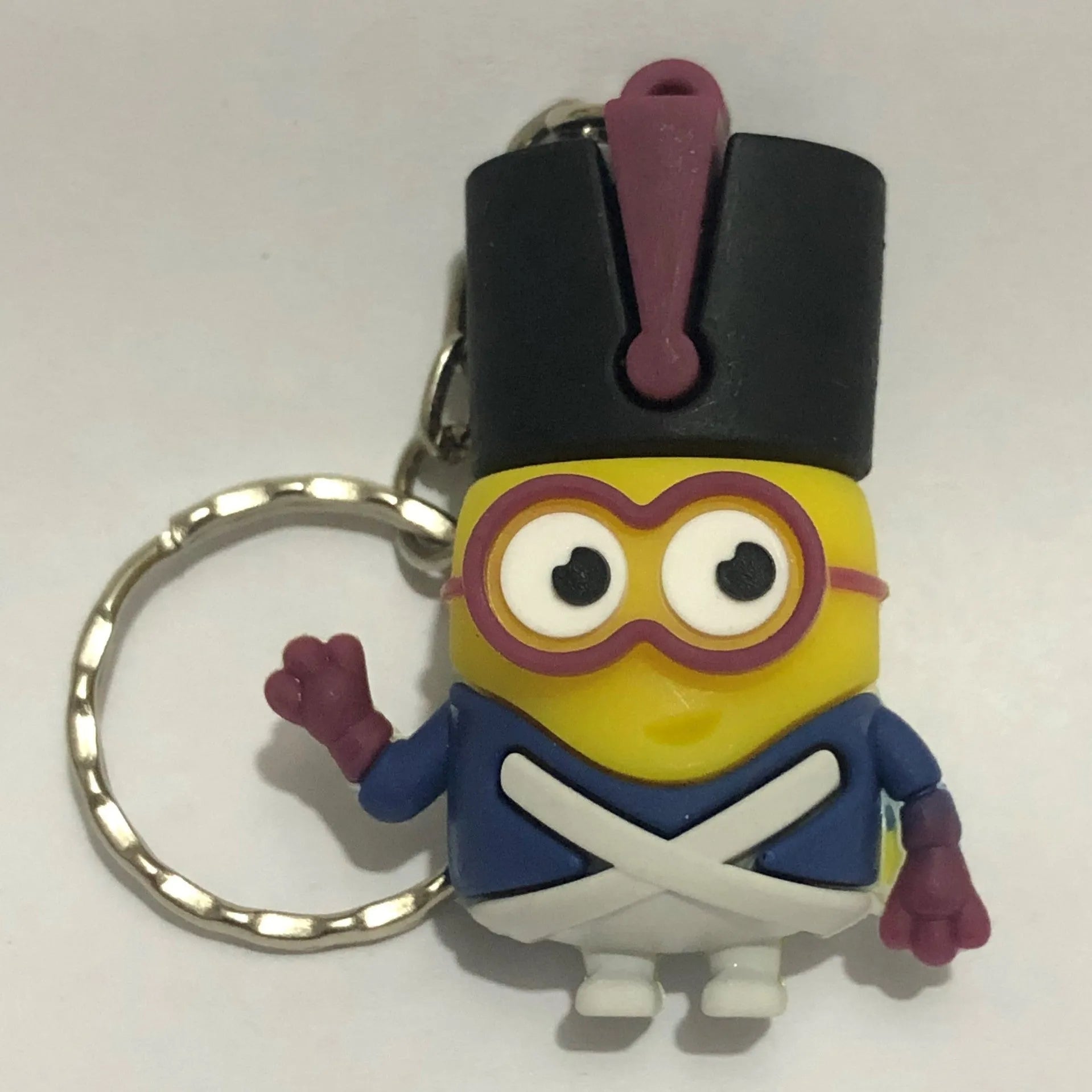 Skeleton skull patterned USB 3.0 flash drive with chain attachment showing PVC shell construction