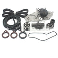 Metal belt and water pump assembly components measuring 28cm length, 18cm width, 16cm height