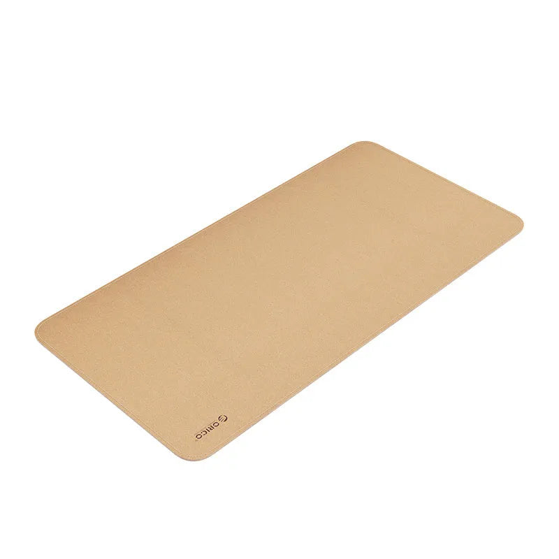 Cork mouse pad in log and brown cork, 200x300mm, 300x600mm, and 400x800mm desk mat sizes