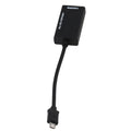 Black HD to HDMI adapter cable for connecting legacy devices to modern displays