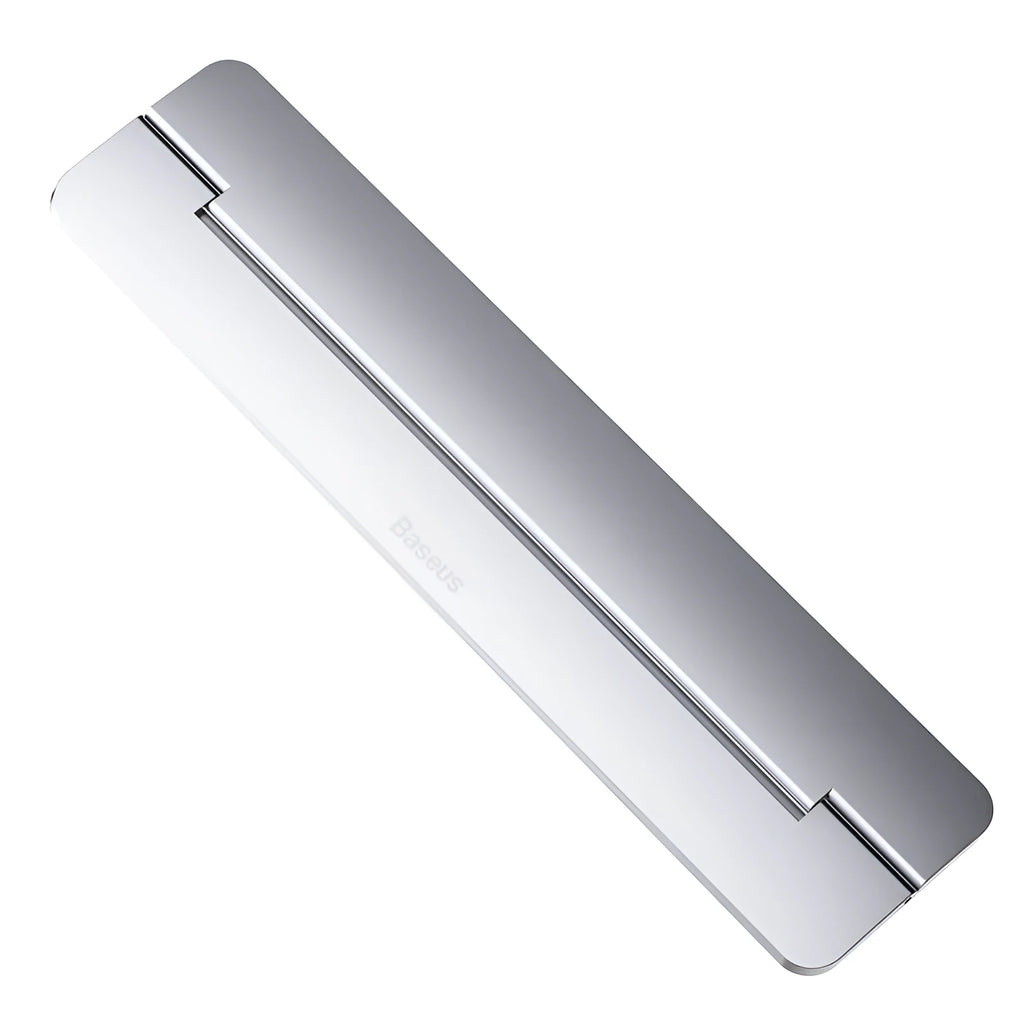 Foldable aluminium alloy computer stand, 227mm x 50mm x 3mm, in deep space grey or temperament silver