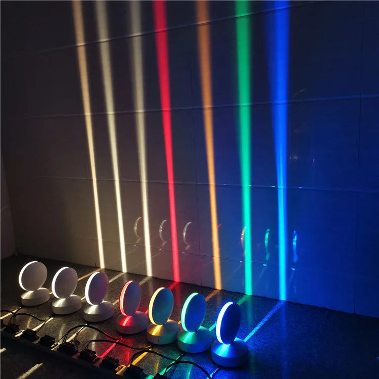 Corridor modern lighting spotlight bar wall lamp with aluminium body and glass lens in blue colour option