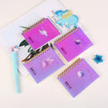 Rollover Coil Notebook in A7 size with spiral binding, PP cover, and 80g paper for pocket notetaking