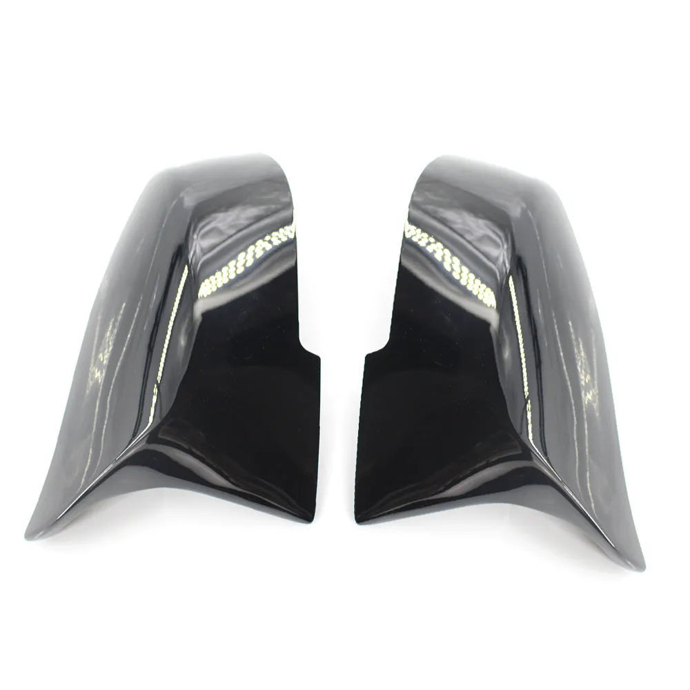 BMW F-Series modified horn rear-view mirror shell in paint bright black with buckle replacement design
