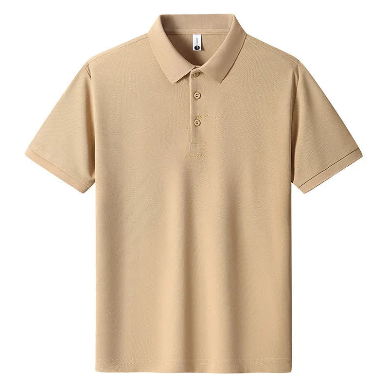 Men's casual cotton T-shirt with letter pattern in multiple colour options showing front view