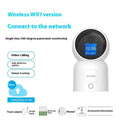 Zhou Shi wireless indoor security camera with large screen and AI face detection technology