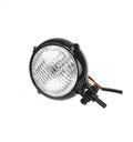 Harley motorcycle headlights with 8cm diameter cast aluminium body and electroplated black finish