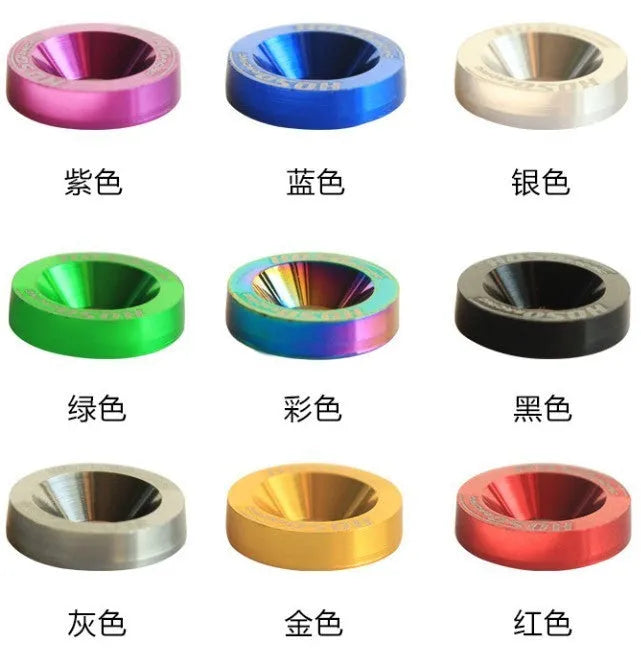 Car modification gasket screw and washer kit with 10 pieces in multiple colour options