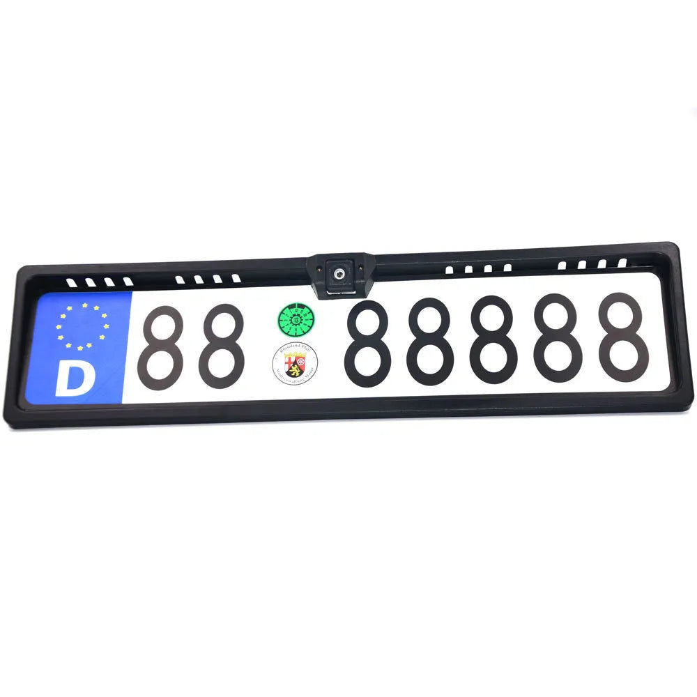 HD wireless WiFi reversing camera license plate frame with night vision, 150° wide angle, IP67 waterproof