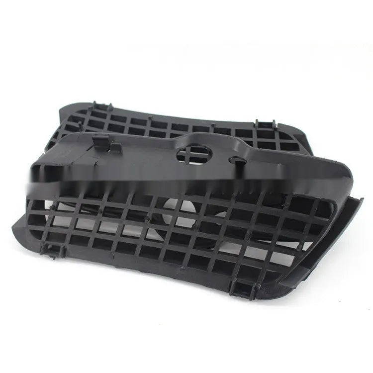 Pair of black ABS plastic Volkswagen Golf 3 front bumper fog light covers.