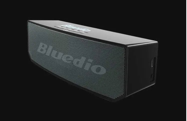 BS-6 Cloud Smart Speaker with 52mm driver, black colour, compact 227x68x74mm design
