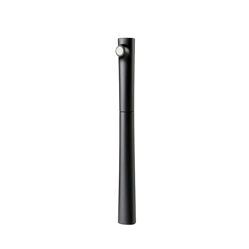 Red dot award winning black and white magnet pen with 0.7mm stainless steel tip for student writing.