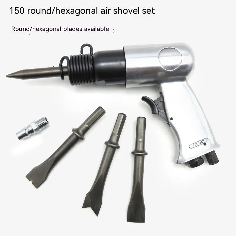150 size air hammer tool with hexagonal and round handle options for workshop use
