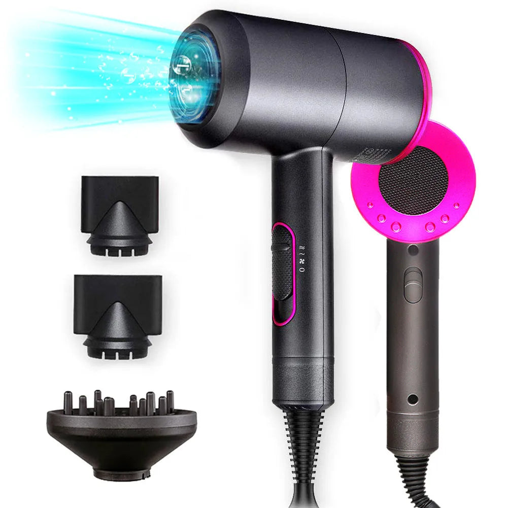Hotel hair dryer with 2000W power, constant temperature function, and 2.5m cable in new nylon construction