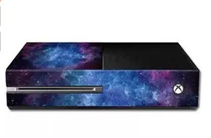 Five blue matte finish film skin stickers for Xbox One console protection.