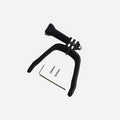 FPV top expansion bracket for action cameras measuring 70x70x20mm with soft sponge contact pad
