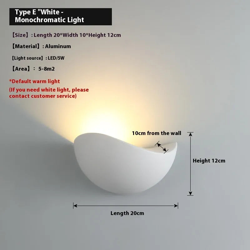 Courtyard LED lamp with aluminium alloy shell and IP65 waterproof rating for outdoor and indoor lighting