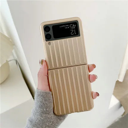 Samsung Z Flip3 flip phone case in PC material with injection moulding, showing colour options